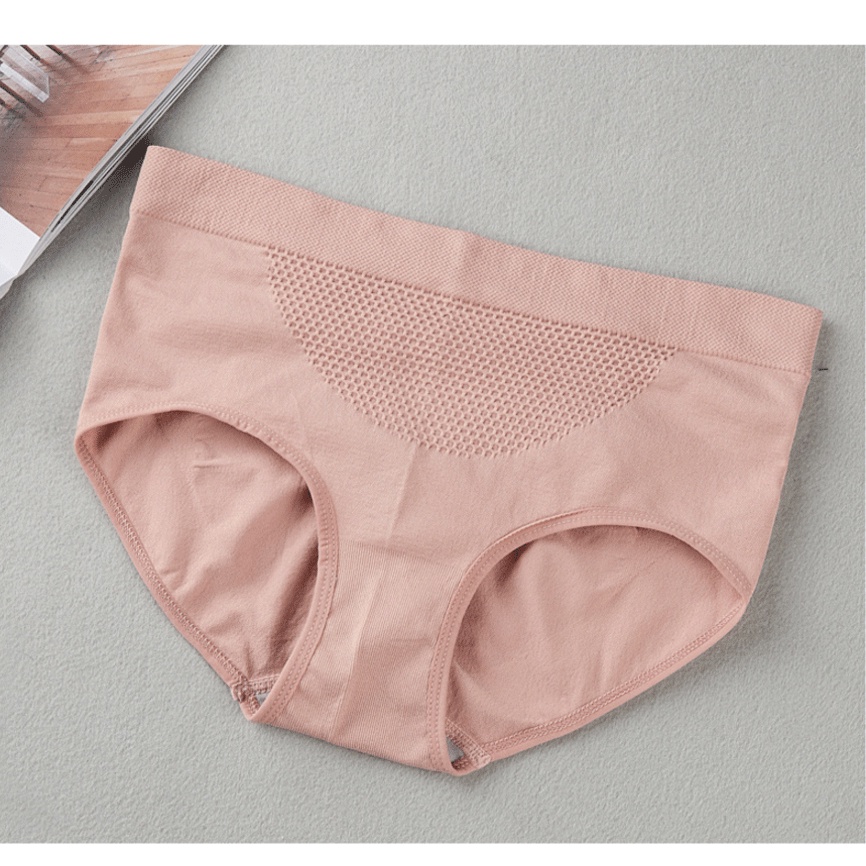 Quần lót nữ cotton freesize ôm bụng nâng mông có túi zip cho 40-63kg KIMCHIBIKINI kháng khuẩn thông hơi xuất nhật QL002