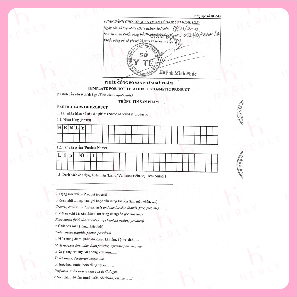 Bộ đôi tái tạo sắc tố làm hồng môi: Lip Oil 10ml + Lip Scrub 20ml