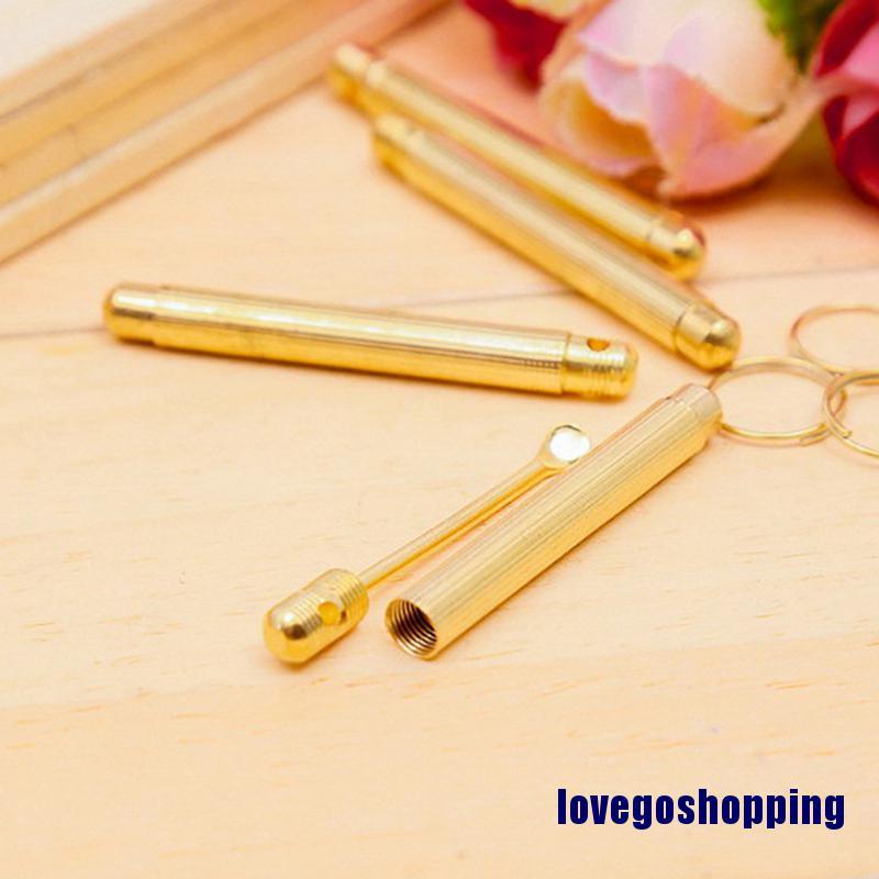 Dụng Cụ Lấy Ráy Tai Màu Vàng Gấp Gọn Tiện Lợi