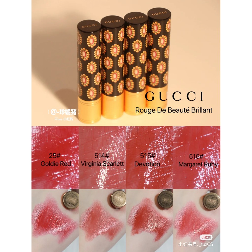 Son Gucci Vỏ Hoa De Beaute Brilliant