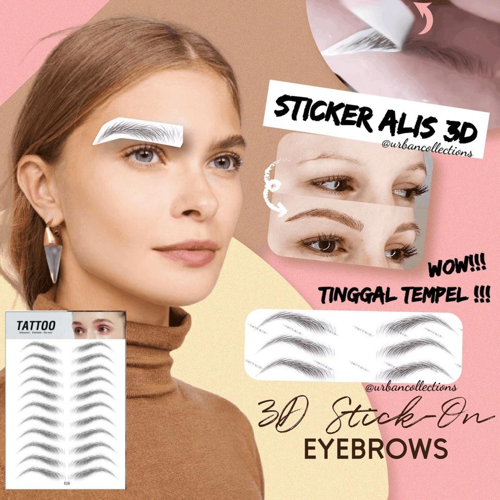 (hàng Mới Về) Miếng Dán Xăm Lông Mày 4d Chống Thấm Nước Tiện Dụng | BigBuy360 - bigbuy360.vn