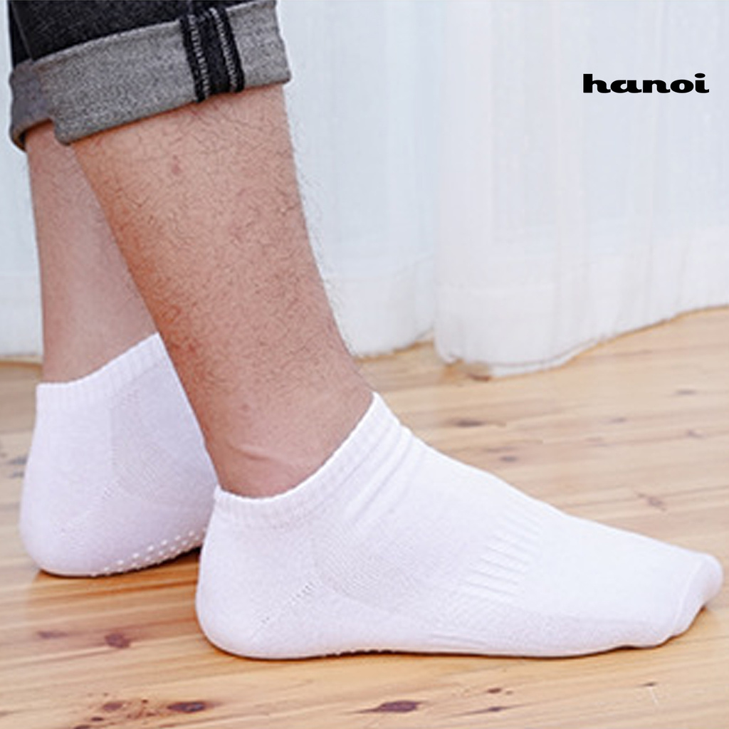 1 Đôi Tất Cotton Thoáng Khí Chống Trượt Để Tập Yoga Dành Cho Nam Và Nữ