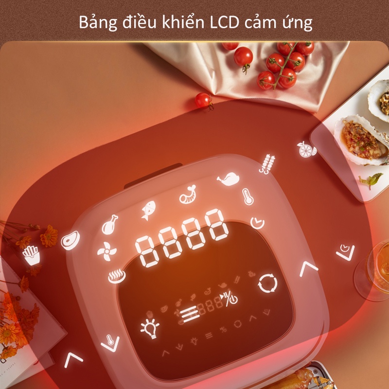 Lò nướng chân không thông minh, đa chức năng BIYI 11L - BH 12 tháng