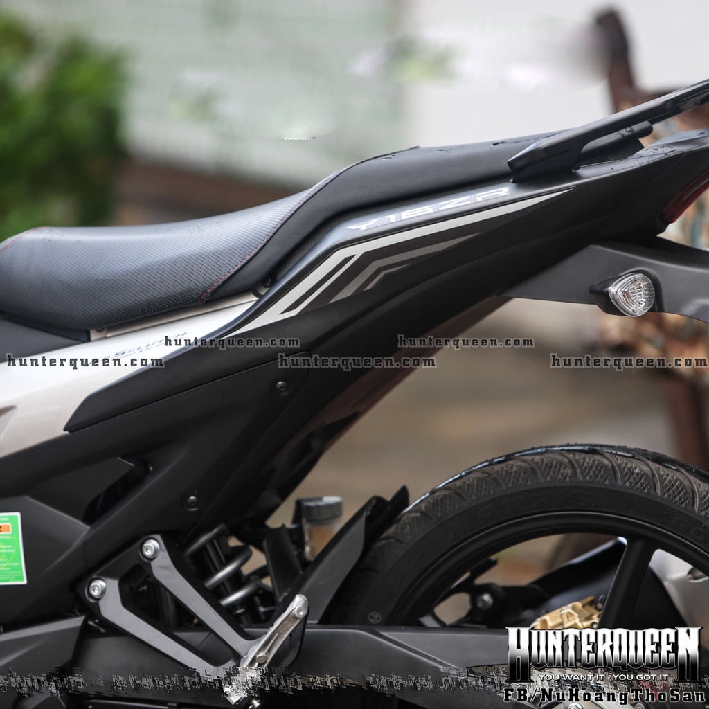 Tem rời Y16ZR in UV cao cấp, dán xe Exciter 155 đen nhám. Decal chất lượng, bền bỉ, không bay màu, kích thước chuẩn