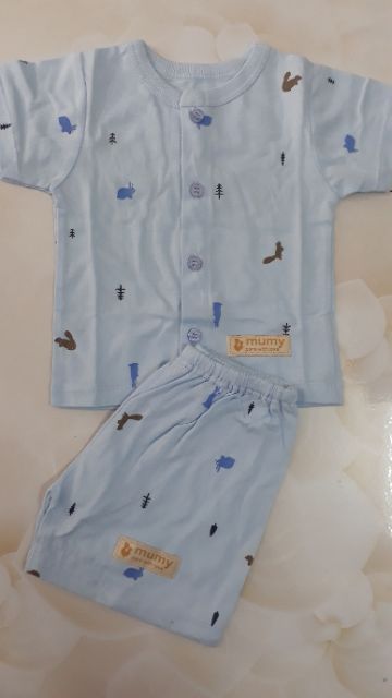 Set 5 bộ cotton mumy cho bé 5-13kg