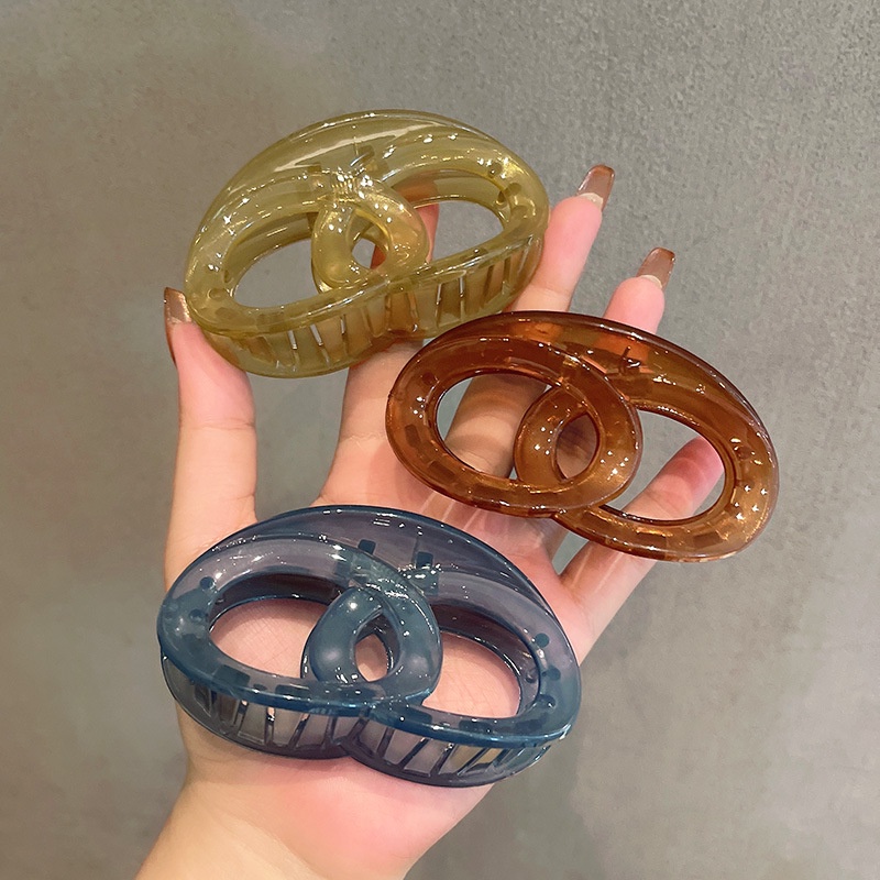 Kẹp Tóc Dạng Thạch Nhiều Màu Sắc Thời Trang Hàn Quốc Dành Cho Nữ