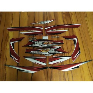 Bộ tem Wave Rsx 2011 màu đỏ đen - T041