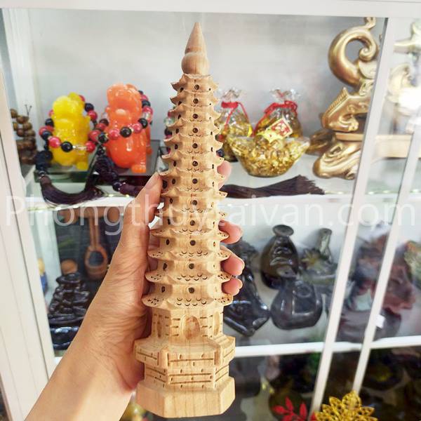 Tháp Văn Xương gỗ ĐÀO  7,9,13 tầng🌵 phong thủy | BigBuy360 - bigbuy360.vn