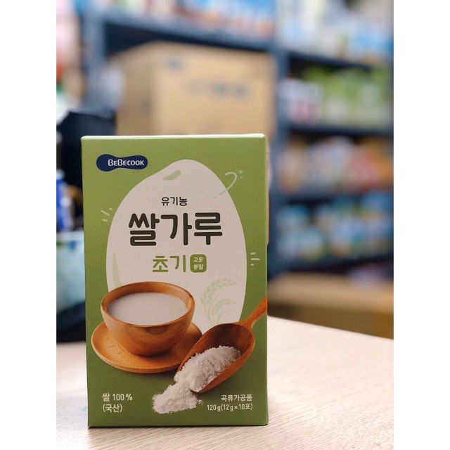 Gạo hạt vỡ hữu cơ Bebecook Hàn Quốc cho bé