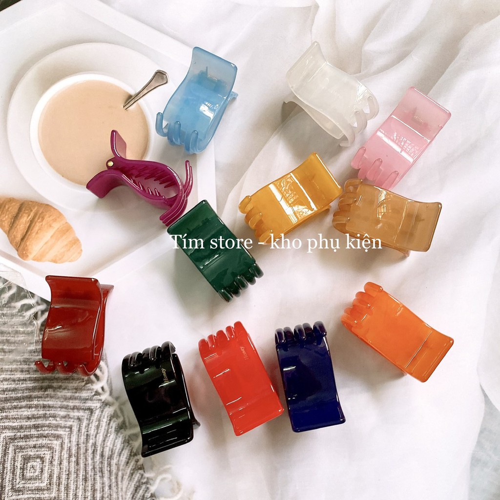 {Ảnh thật} BẤU TÓC, KẸP CÀNG CUA BÓNG, NHỰA TRONG CAO CẤP, HÀNG ĐẸP, HOT TREND ULLZANG