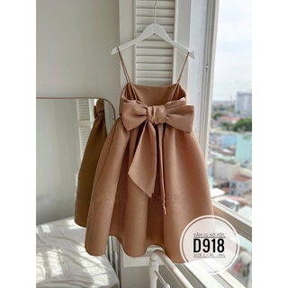 BIGSIZE Đầm 2S nơ xốp D918