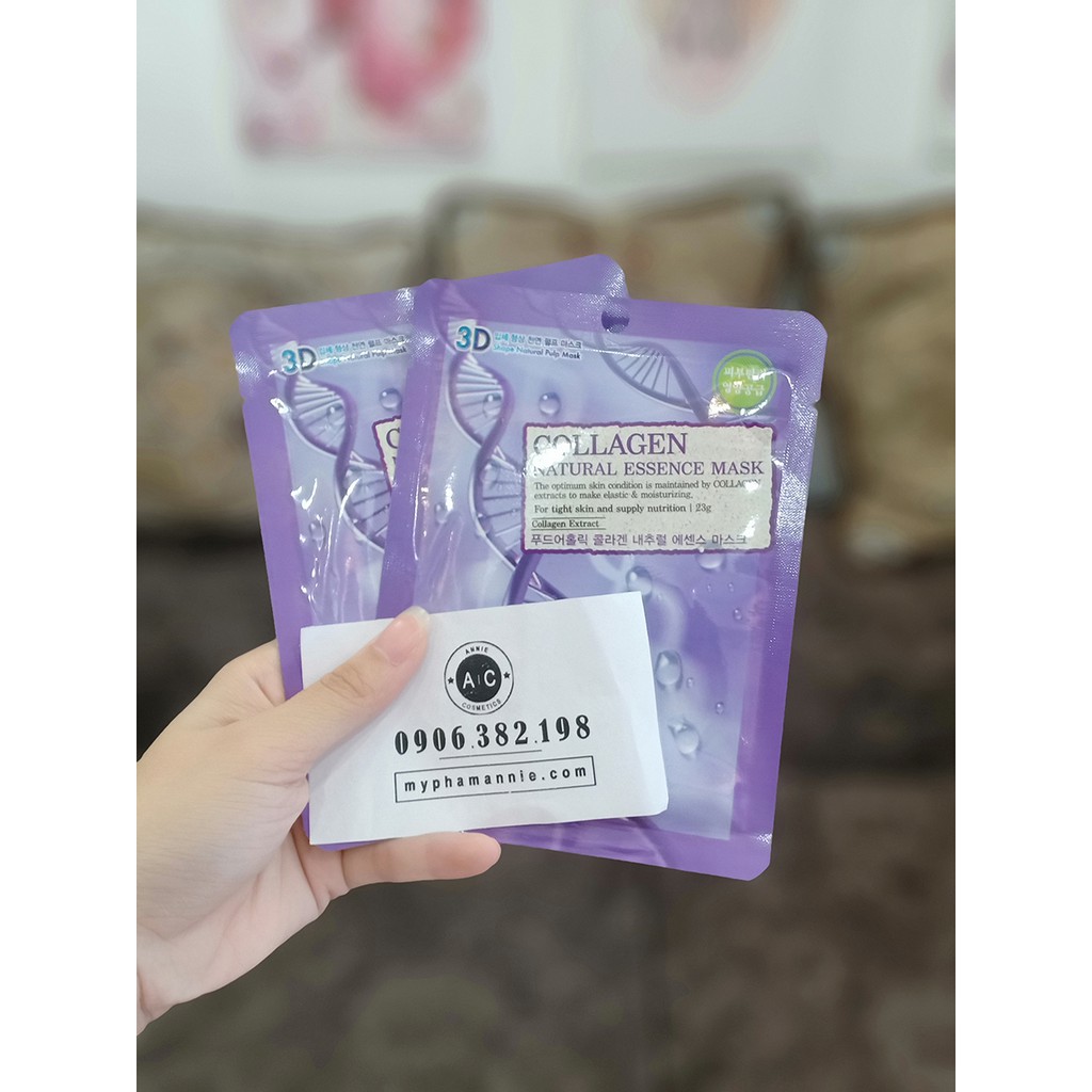 Mặt Nạ 3D Collagen Natural Essence Mask