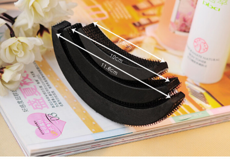 [extremewellknownfine]3X Different Size Women Volume Hair Base DIY Bump Styling Insert Tool HOT