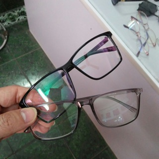 Kính cận nhựa dẻo dáng vuông big size