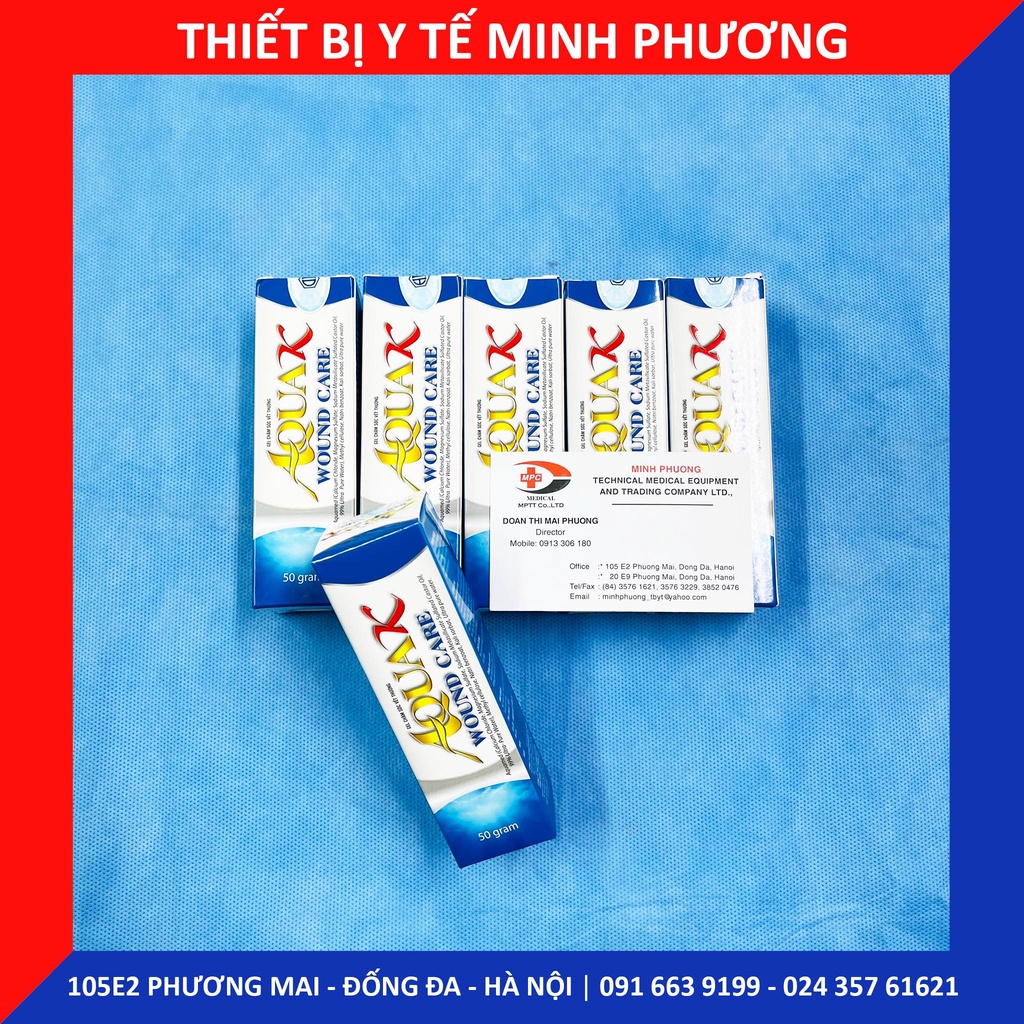 Gel bôi vết thương, gel bôi mụn AQUAK WOUND CARE