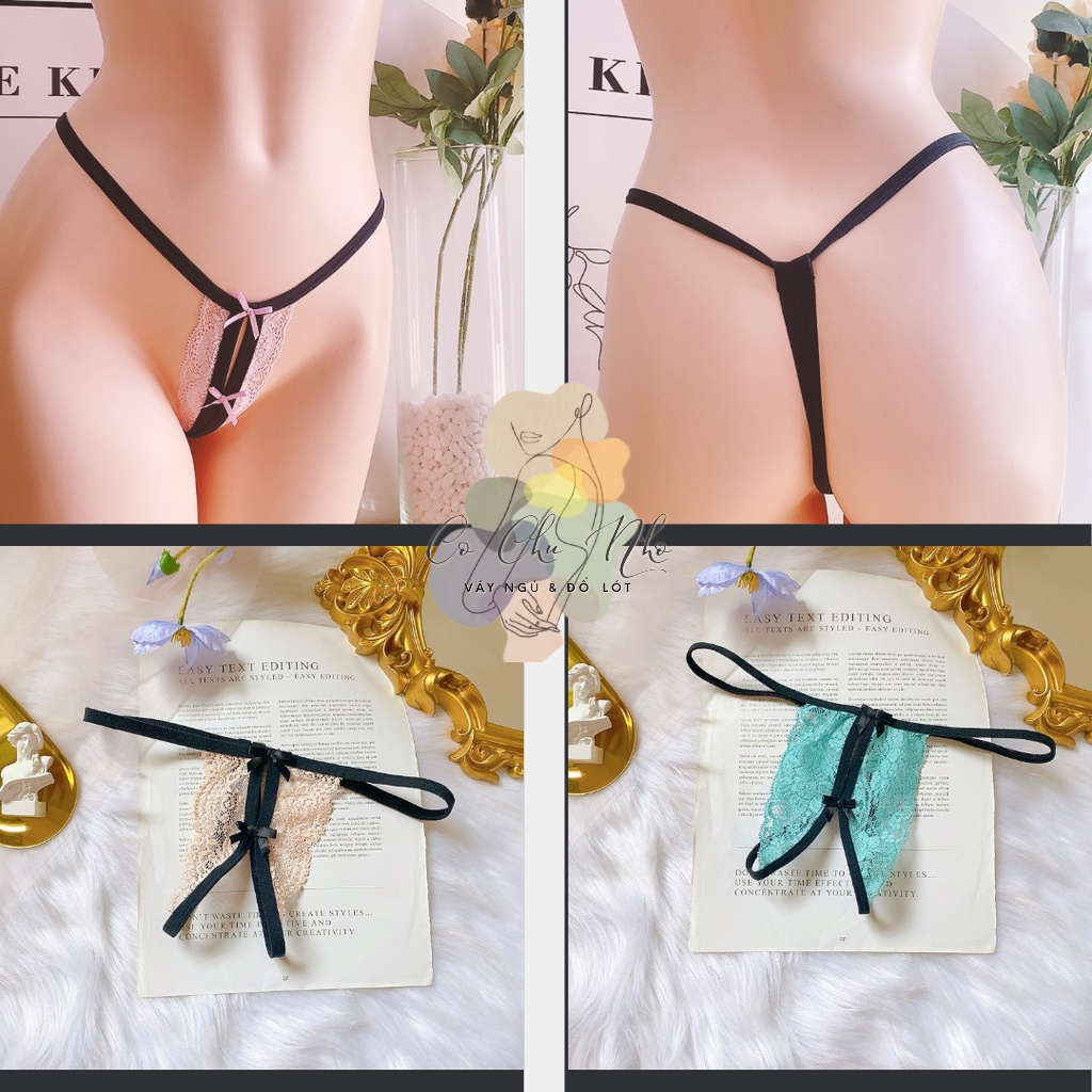 CK001 -  Chip ren lọt khe sexy  - quần lót ren dày dặn sexy - cochunhoquan11