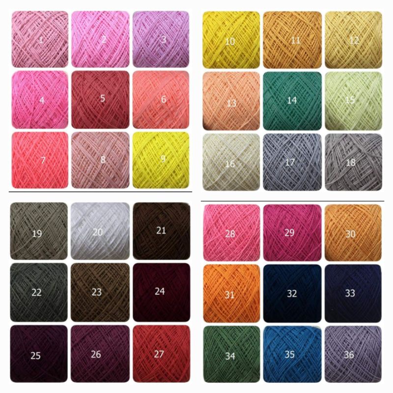 Sợi Cotton Việt Nam 1mm Mềm, Màu Đẹp