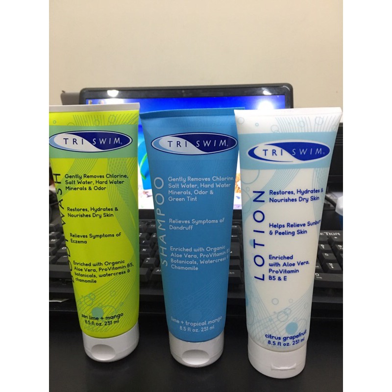 Sữa tắm Triswim 251ml dùng cho đi bơi mẫu mới 2020 màu vành chanh | BigBuy360 - bigbuy360.vn