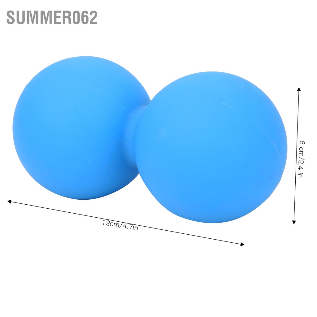 Summer062 Silica Gel Tập thể dục Peanut Ball Yoga Phòng tập thể dục Thể hình Thư giãn Cơ thể Massage Giảm đau
