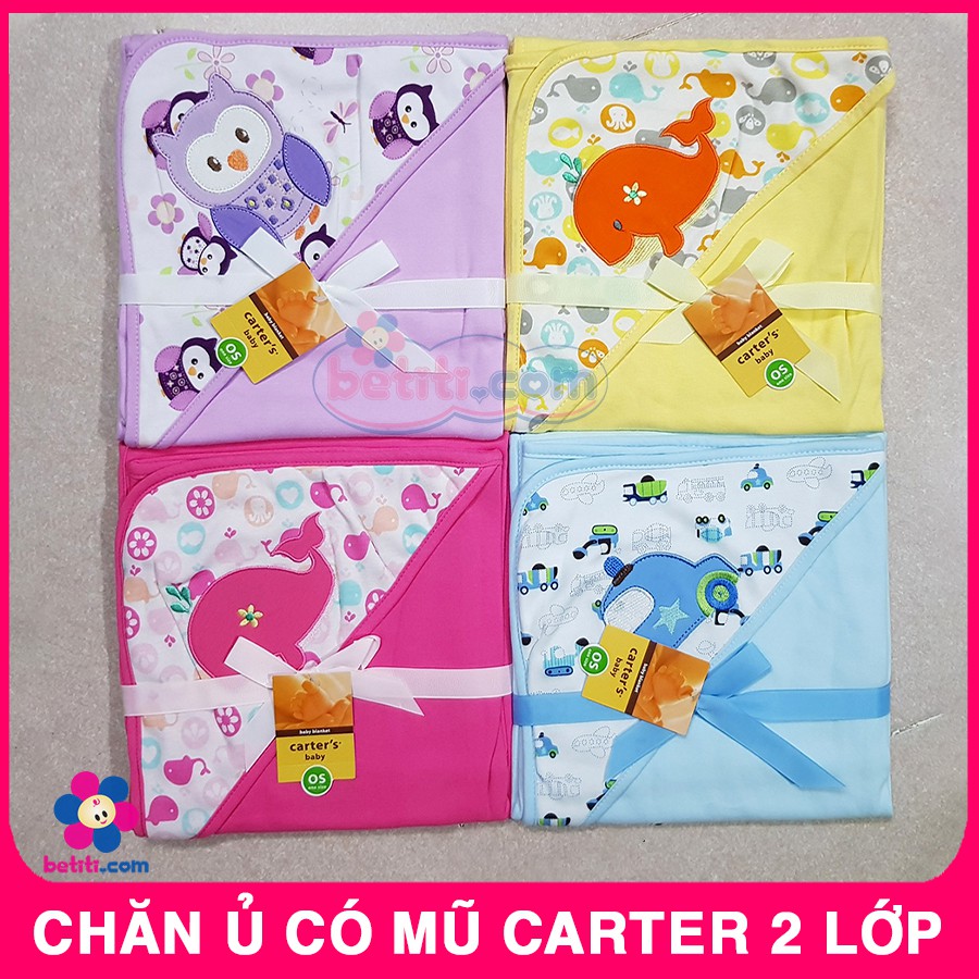 Chăn Ủ Có Mũ Carter Cho Bé, Chăn Ủ 2 Lớp Carter - BTT00056