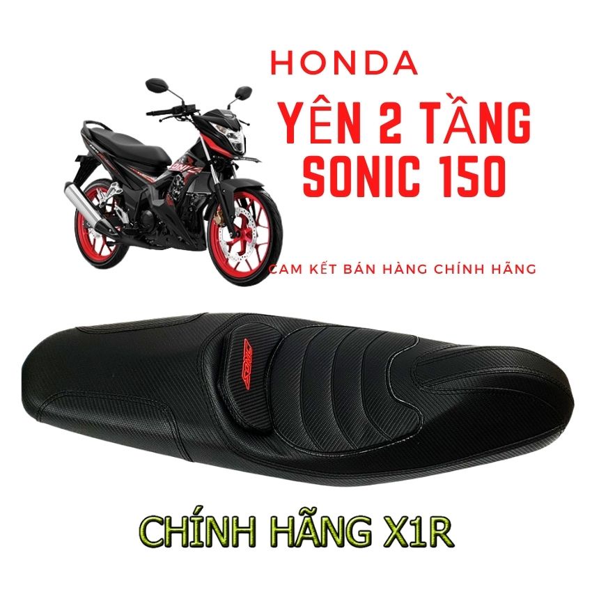 Yên Xe 2 Tầng Cho Sonic 150 Chính Hãng X1R (Full)