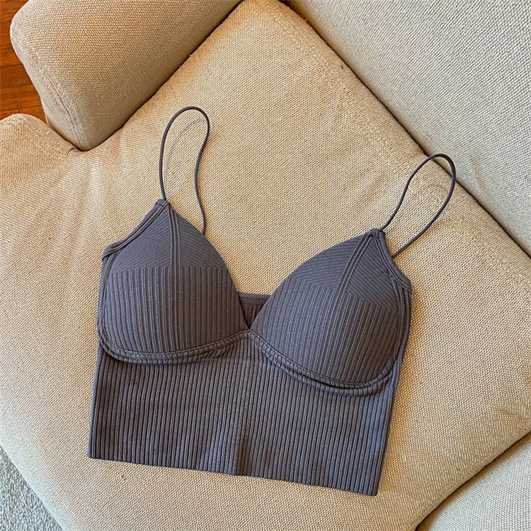 Bra Nữ Tăm 2 Dây Mảnh Co Giãn Mềm Mịn Siêu Sexy 1833.