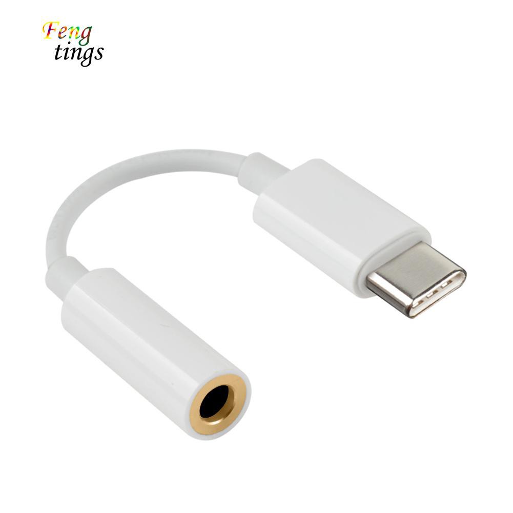 Dây cáp chuyển đổi đầu cắm USB C sang đầu cắm tai nghe 3.5mm cho Le 2/2 Pro/Max 2 Letv LeEco chất lượng cao