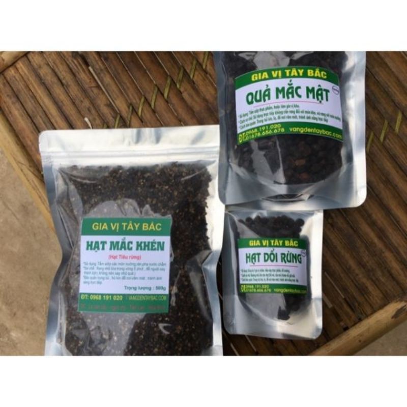 Combo 3 thứ 100g hạt mắc khén + 100g hạt mắc mật + 10 hạt dổi