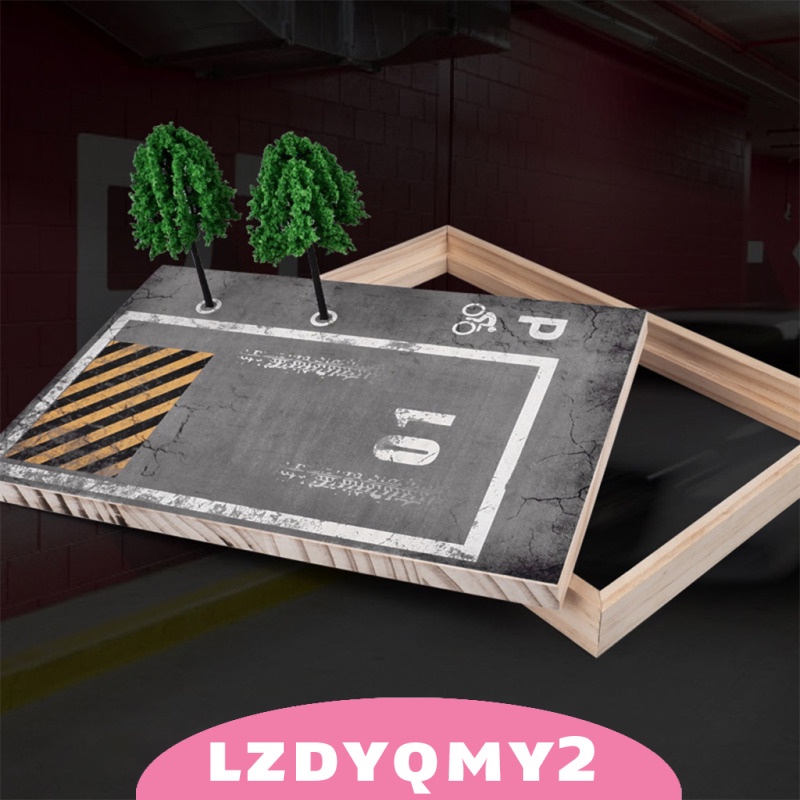 Mô Hình Phong Cảnh Bãi Đậu Xe Diorama Tỉ Lệ 24