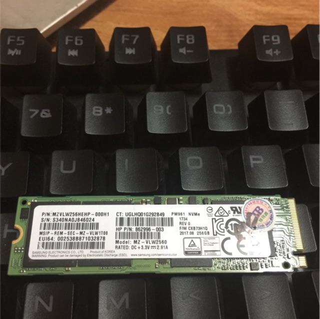 Ổ cứng SSD M2 PCIe Sam sung PM961 NVMe 2280 256GB