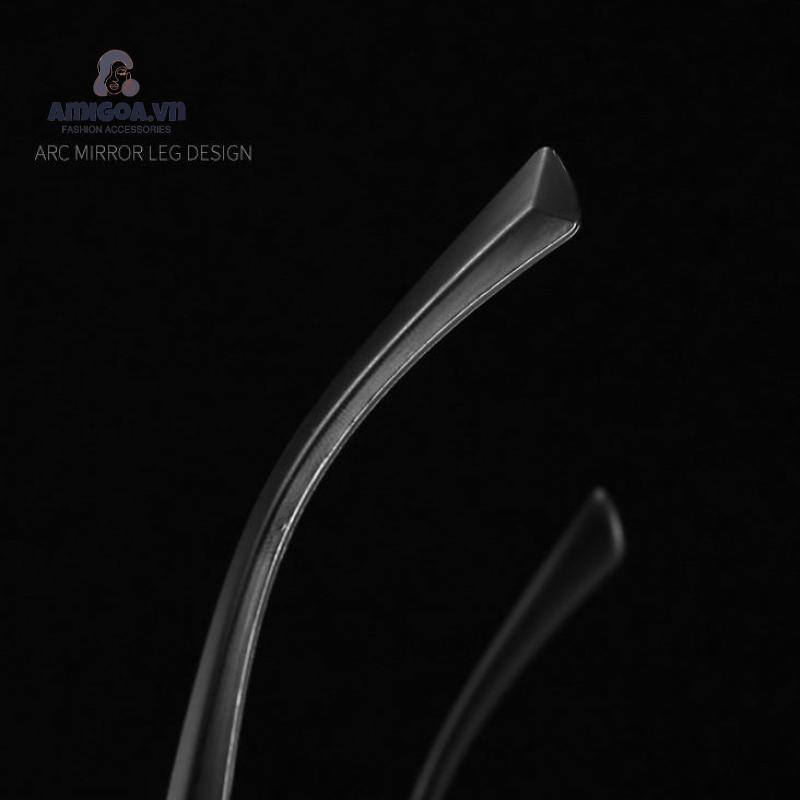 Mắt Kính Gọng Oval Tròng Đầy Màu Sắc Phong Cách Vintage Dành Cho Người Lớn