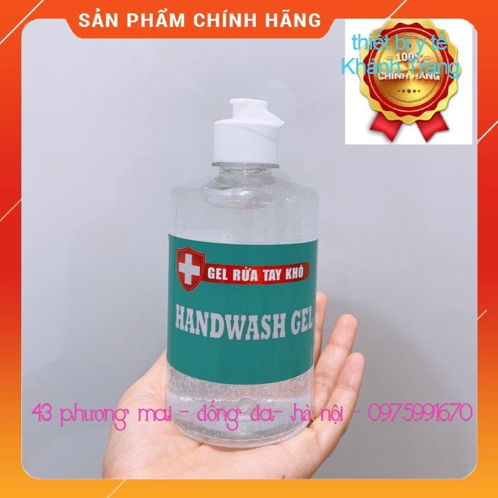 (Giá sỉ) [Hàng có sẵn] Nước rửa tay Khô Sát khuẩn Handwash gel 500ml - Cam kết chuẩn công ty