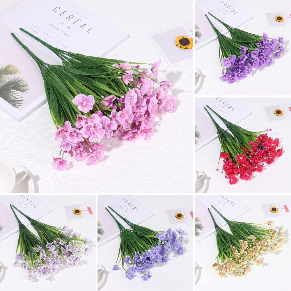 Bó Hoa Lụa Nhân Tạo Trang Trí Tiệc Cưới|Cỏ Mùa Xuân Nhân Tạo Trang Trí Nhà Cửa