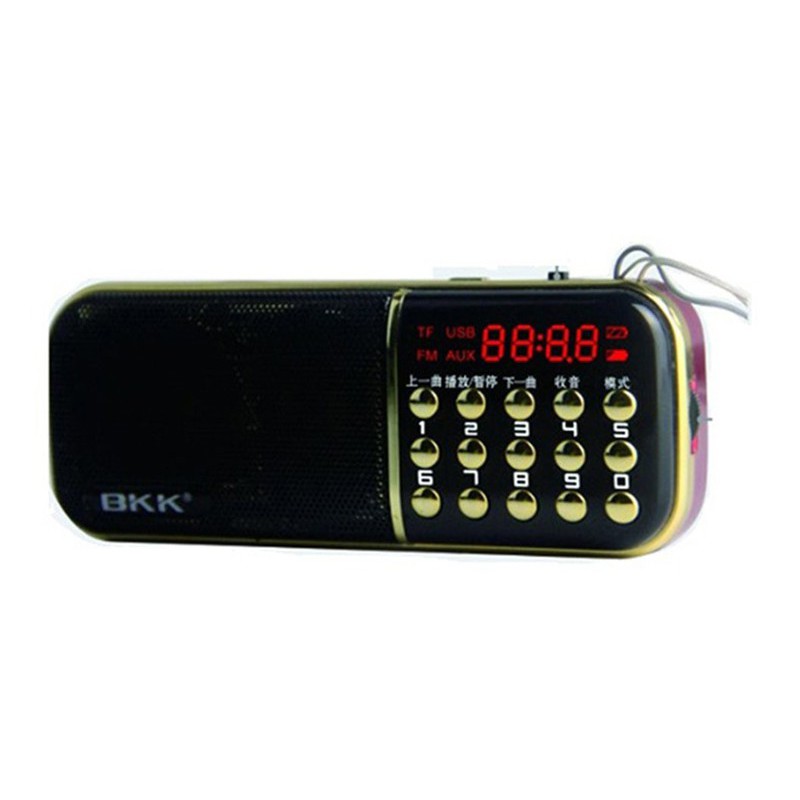 Loa nghe pháp BKK / SUN B851 2 pin chính hãng, nghe nhạc, nghe kinh, nghe đài FM, USB Thẻ nhớ