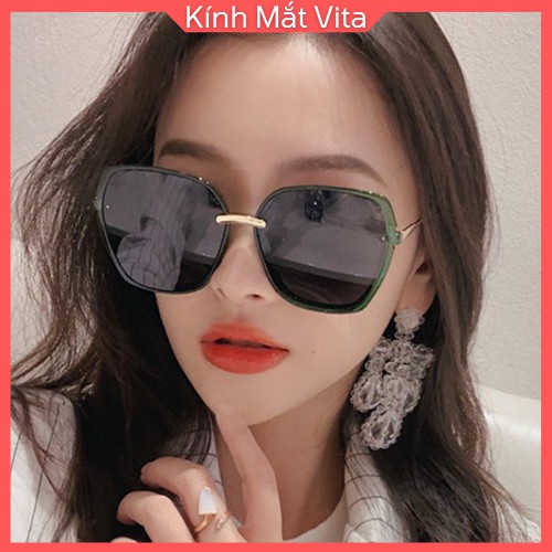 Kính Mát Nữ Mắt Đa Giác Cầu Kính Kim Loại Tròn Kiểu Dáng Sang Chảnh Dạo Phố, Đi Biển | BigBuy360 - bigbuy360.vn