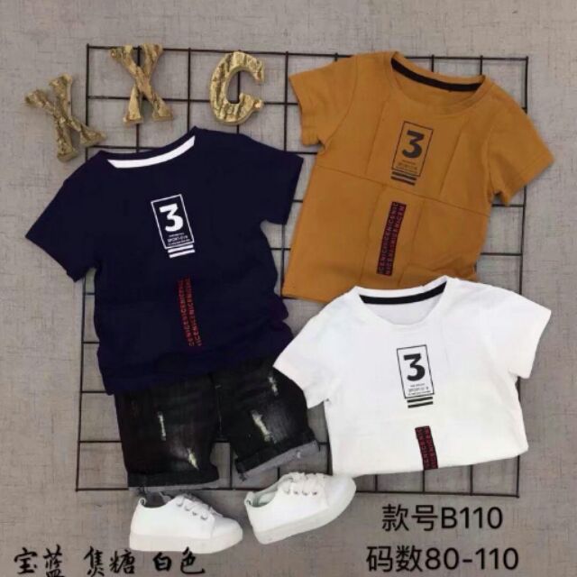 Freeship 99k TQ_Áo thun bé trai