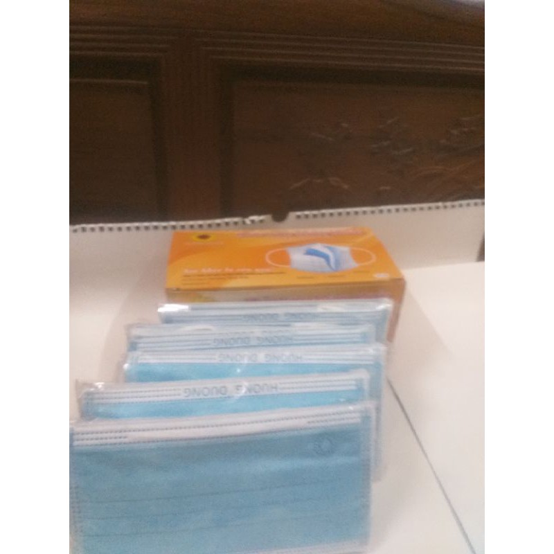 Khẩu trang kháng khuẩn 😷Freeship😷 Duy Ngọc Xanh/Xám/Đen/Trắng 4 Lớp Cao Cấp (50C) | BigBuy360 - bigbuy360.vn