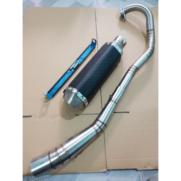 Pô KING DRAG lục giác full cổ cao cấp cho winer winer x sonic Exciter raider satria gsx wave sirius jupiter inox304