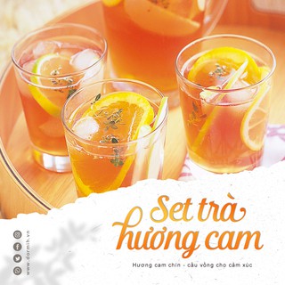 SET TRÀ Hương cam | Mix các vị trà có hương cam tươi mát