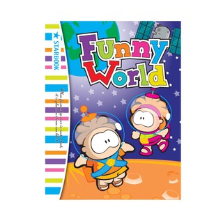 Tập 96 trang starbook - funny world - tập caro 4 ô ly - combo 5 cuốn