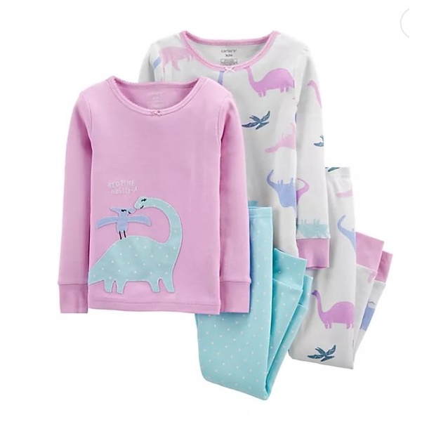 Pyjama / Đồ bộ thun dài Carter phôm ôm cho Bé Gái