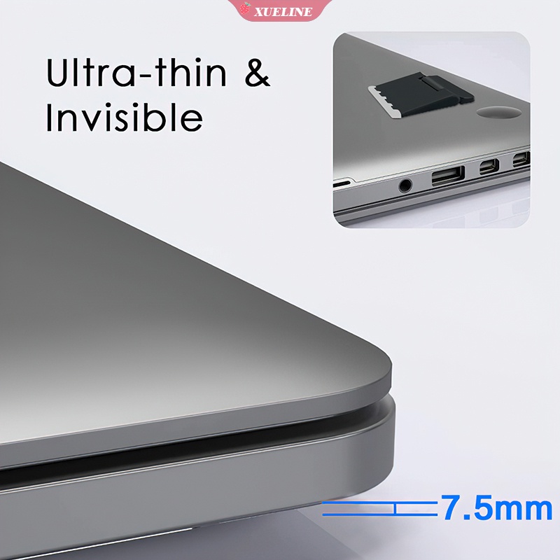 1 Cặp Giá Đỡ Laptop Mini Để Bàn Vô Hình Tiện Dụng Cho Macbook