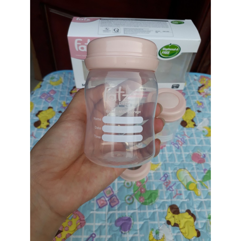 BỘ 3 BÌNH TRỮ SỮA 150ML FATZBABY FB0120N