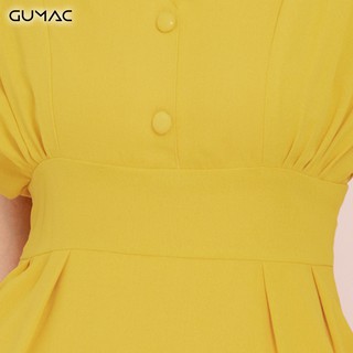 Đầm nữ tay dơi cổ V GUMAC MS11946_VANG