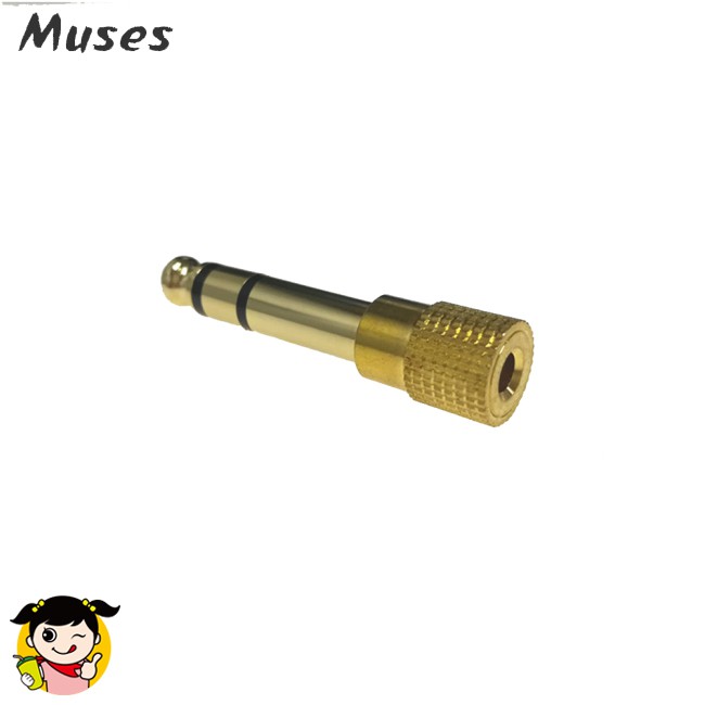 Dây Cáp Chuyển Đổi Âm Thanh Tai Nghe 6.5mm 3.5mm 3 Pin Trs 6.5mm