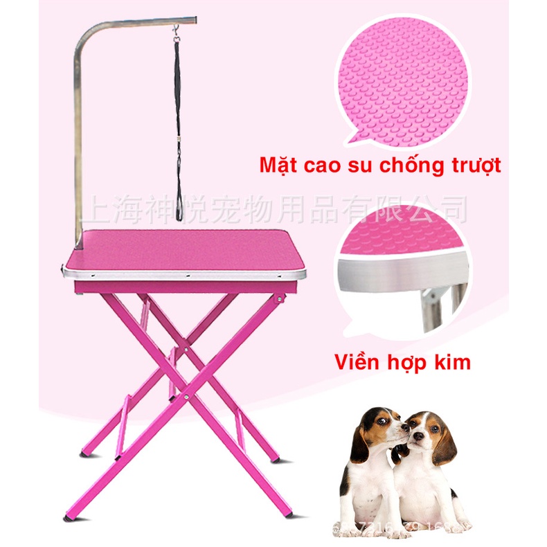 Bàn Cắt Tỉa Sấy Lông Spa Thú Cưng Chó Mèo Chuyên Dụng GROOMING