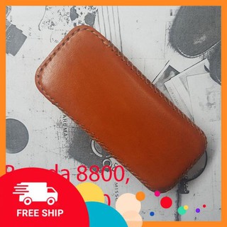 Bao da 6700 - da bò thật - đồ da thủ công - màu vàng bò bv0342 - atshop2