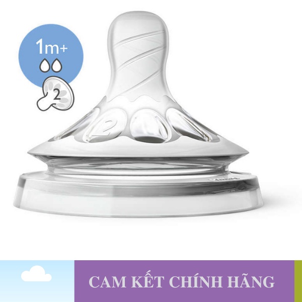 Núm Ti Avent Natural Số 5 MẪU MỚI - Dành Cho Bé Từ 9 Tháng Và Đủ Size Cho Bé Không Hộp - TÁCH HỘP - 1 Đổi 1 Nếu Lỗi NSX