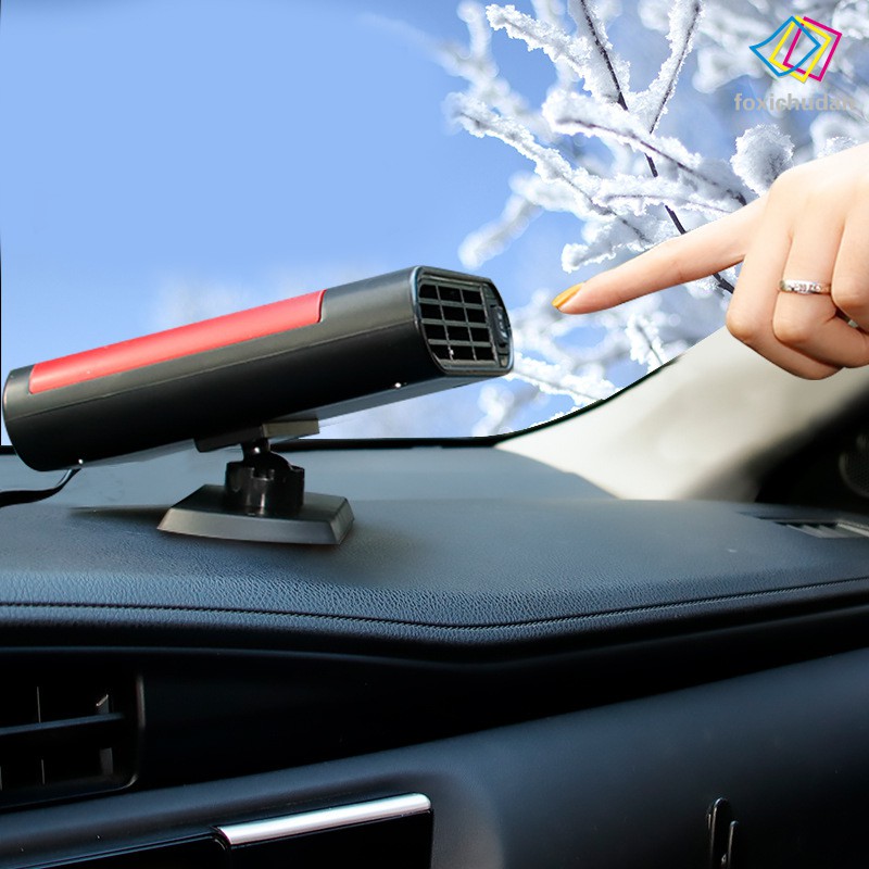 [FCD] Car Heater Defroster 12V/24V 150W Car Defogging Snow Heater Upright Windscreen Demister with Air Purification