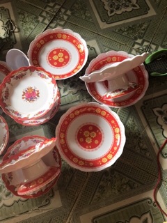 Đĩa nhựa bông cúng